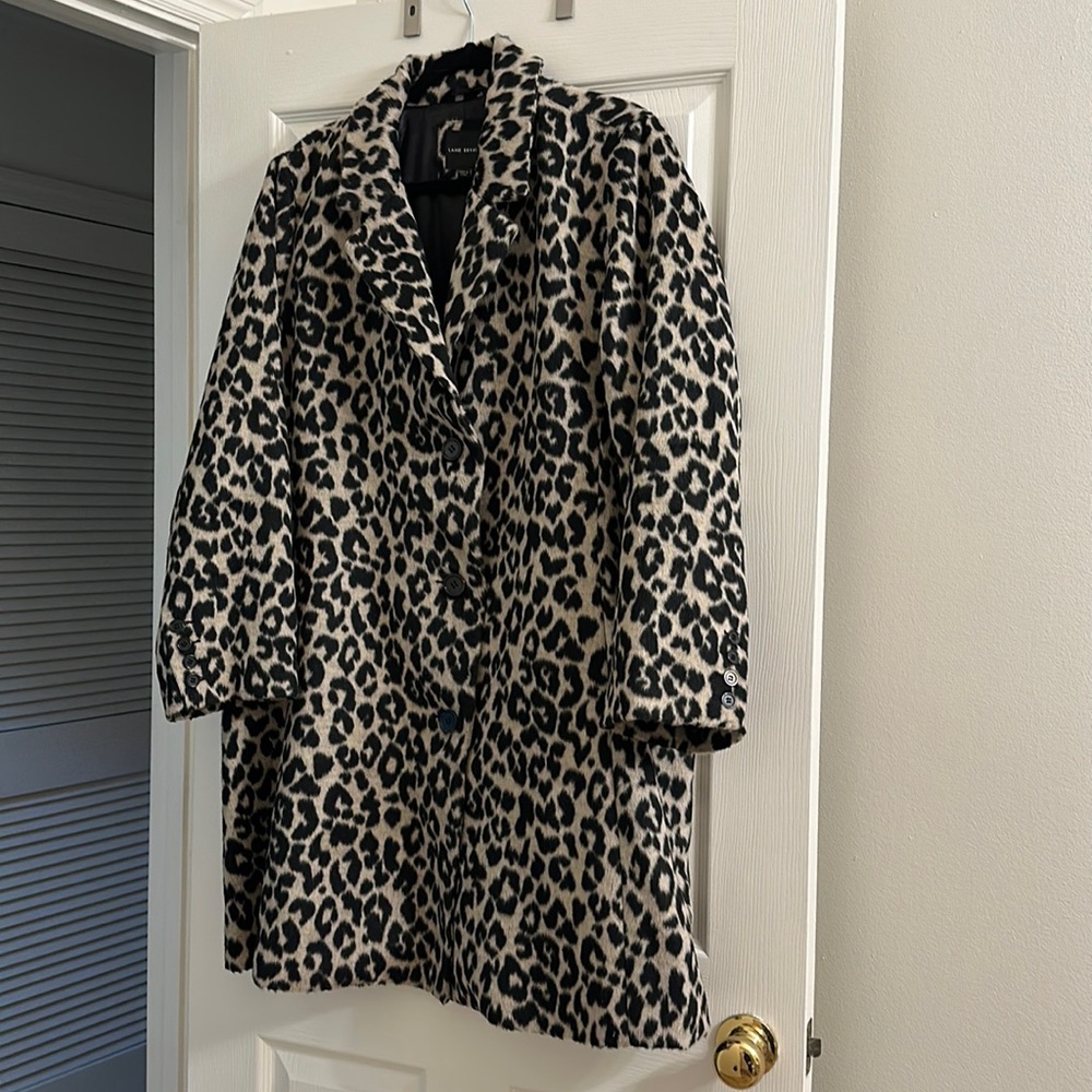 Plus size cheetah print coat. Never worn.